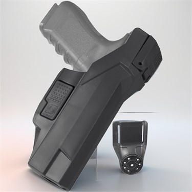 Кобура Альфа-2 Глок 17 с полицейским креплением 6416 - фото 25845