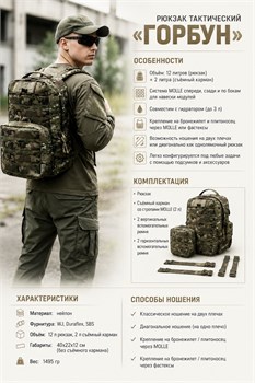 Рюкзак тактический "Горбун" 217184964