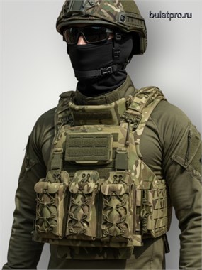 Бронежилет плитник Штурм с баллистической защитой Бр2 (СВМПЭ) 6301