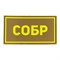 Патч ПВХ "СОБР" желтый (50х90 мм) 91339763 - фото 20590